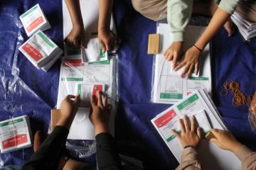 Pelipatan Surat Suara Pemilu 2024 di Medan