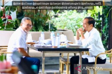 Temui Jokowi, Zulhas optimistis Prabowo-Gibran menang satu putaran