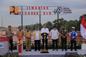 Presiden resmikan dua jembatan di Kota Tangerang
