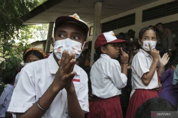 Pengungsi bencana erupsi Gunung Lewotobi Laki-laki