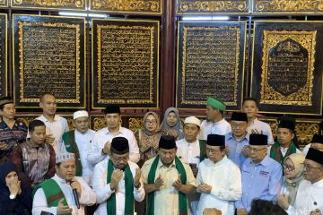 Prabowo kunjungi Al Quran Al-Akbar di Palembang