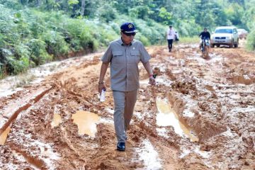 Ketua Komisi V DPR tinjau pembangunan jalan dan jembatan di Melawai