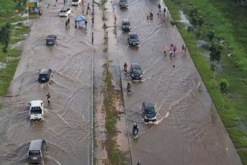 1.400 orang terdampak banjir di Pekanbaru