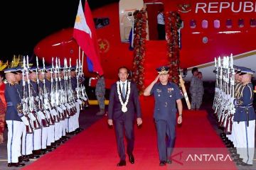 Presiden Joko Widodo tiba di Filipina