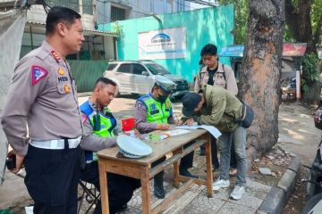 Polrestabes Bandung tertibkan pengendara motor gunakan knalpot brong