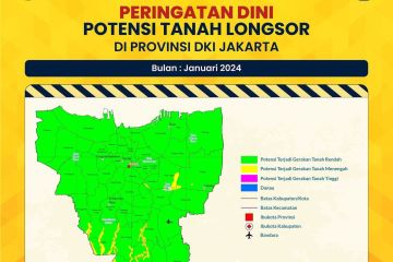 16 kecamatan di Jakarta berpotensi rawan longsor