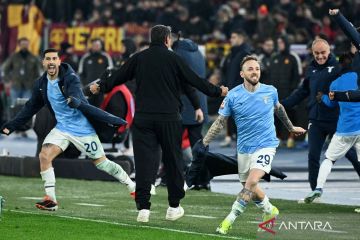 Coppa Italia : Lazio ke semifinal setelah tumbangkan Roma