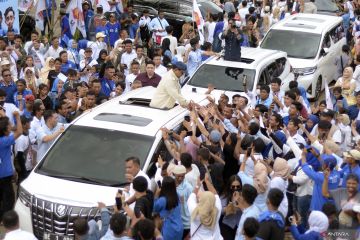 Hari ke-46 kampanye, Prabowo di Jakarta, Gibran di BSD