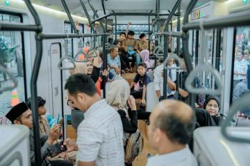 Bus listrik gratis di Medan diminati masyarakat