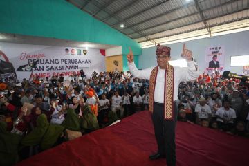 Anies tekankan lima poin kepada relawan saksi AMIN saat pencoblosan