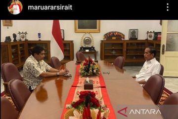 Maruarar bagikan foto bertemu Jokowi di medsos seiring pamit dari PDIP