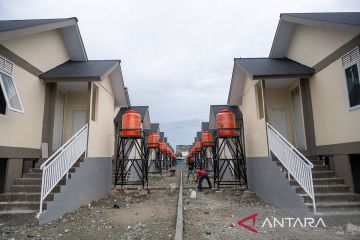 Penyintas mulai tempati Huntap Kampung Lere