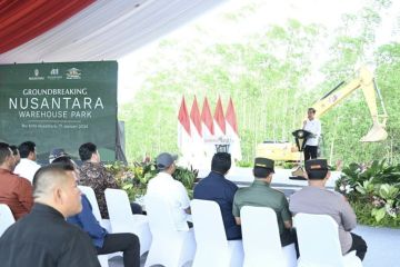 Jokowi apresiasi investor lokal bangun kompleks pergudangan pintar IKN