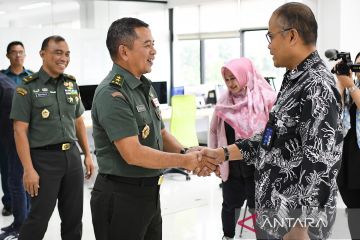 Kapuspen TNI berkunjung ke redaksi ANTARA