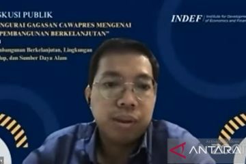 Indef: Cawapres elaborasi strategi atasi kemiskinan dan ketimpangan