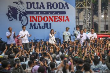 Hari ke-54 kampanye, Prabowo ke Kalbar dan Kalsel, Gibran internal