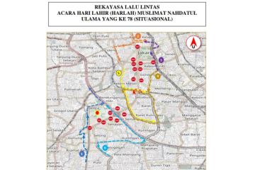 Dishub DKI juga siapkan rekayasa lalu lintas untuk Harlah NU