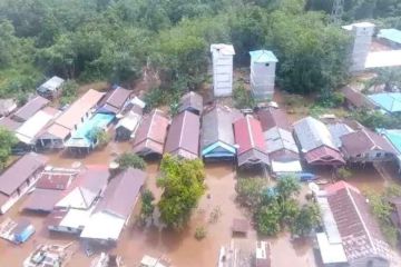 BNPB: Banjir melanda satu kota dan lima kabupaten di Kalimantan Tengah