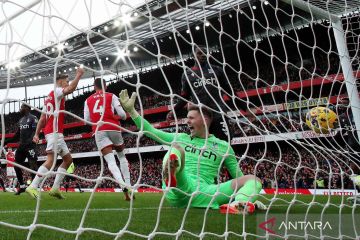Liga Inggris : Arsenal bungkam Crystal Palace 5-0
