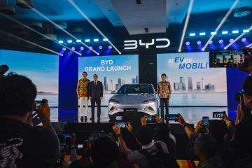 BYD perkenalkan tiga model mobil listrik di Indonesia