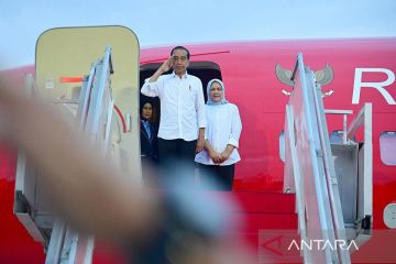 Presiden ke Jateng serahkan sertifikat tanah hingga hadiri apel santri