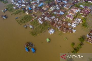 Ribuan rumah terendam banjir luapan Sungai Batanghari