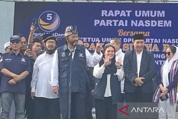 Ribuan orang hadiri kampanye nasional Partai NasDem di Lombok