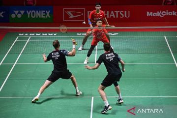 Leo/Daniel amankan tiket babak 16 besar Indonesia Masters 2024