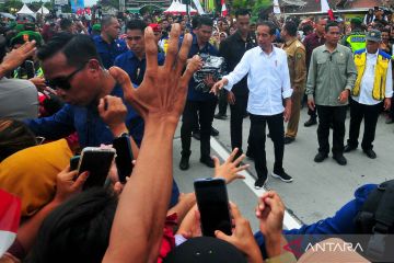 Presiden resmikan proyek jalan Purwodadi-Wirosari-Blora