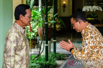 Anies bertemu Sri Sultan HB X di Gedhong Wilis Kompleks Kepatihan, Yogyakarta