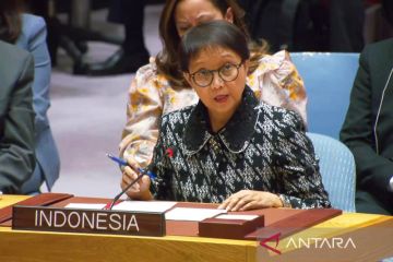 Israel sampaikan pernyataan di DK PBB, Menlu Retno "walk out"