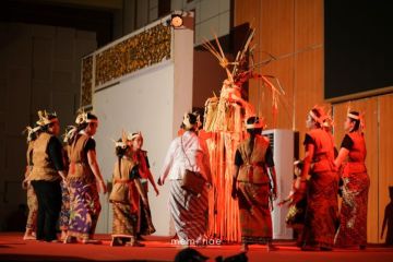 Gelas Budaya suguhkan  budaya Kalangkang Mantit Dayak Meratus