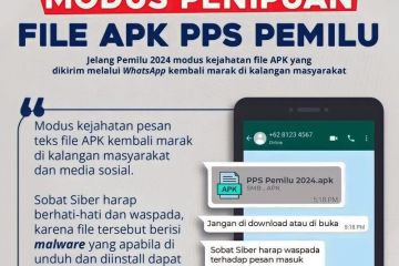 Polisi minta warga waspada penipuan pakai aplikasi PPS Pemilu 2024