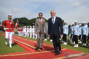 Presiden Joko Widodo terima kunjungan PM Timor Leste di Istana Bogor