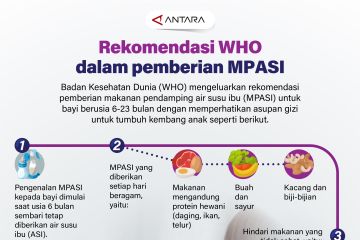 Rekomendasi WHO dalam pemberian MPASI