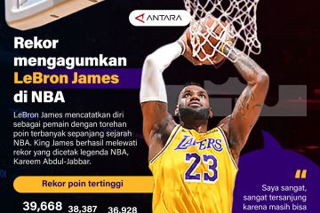 Rekor mengagumkan LeBron James di NBA