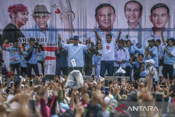 Prabowo hadiri deklarasi Jimat dan kampanye akbar di Subang