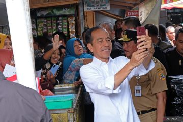 Survei Indikator: Mayoritas warga puas atas kinerja Presiden Jokowi
