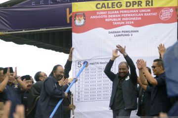 Rapat umum partai Nasdem di Lampung