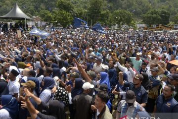 Rapat umum partai Nasdem di Lampung