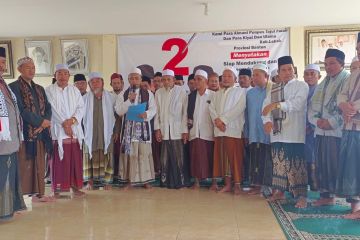 Pimpinan ponpes di Lebak deklarasi dukung Prabowo-Gibran