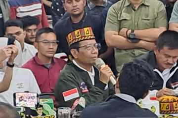 Berita terpopuler Kamis pagi, pengunduran diri Mahfud Md hingga suasana Kabinet Indonesia Maju