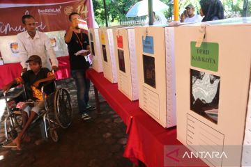 Simulasi pemungutan suara Pemilu 2024