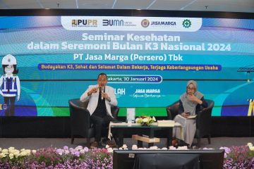 Sambut Bulan K3 Nasional, Jasa Marga gelar seminar keselamatan konstruksi