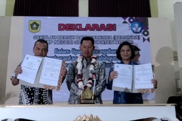 106 SMP Negeri di Kabupaten Bogor deklarasi bersih dari narkoba