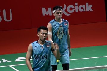 Fajar/Rian melaju mulus ke babak kedua Indonesia Masters 2024