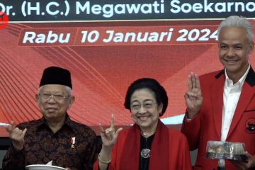 HUT PDIP jadi momen konsolidasi, ini pesan Megawati untuk Ganjar