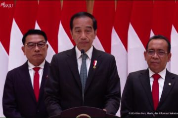 Jokowi balas Anies soal Presiden komentari debat capres