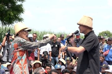 Kampanye di Nganjuk, Ganjar dengarkan keluhan petani tebu