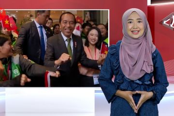 Jokowi joget di Hanoi hingga bantuan penebusan 2.500 ijazah di Bogor